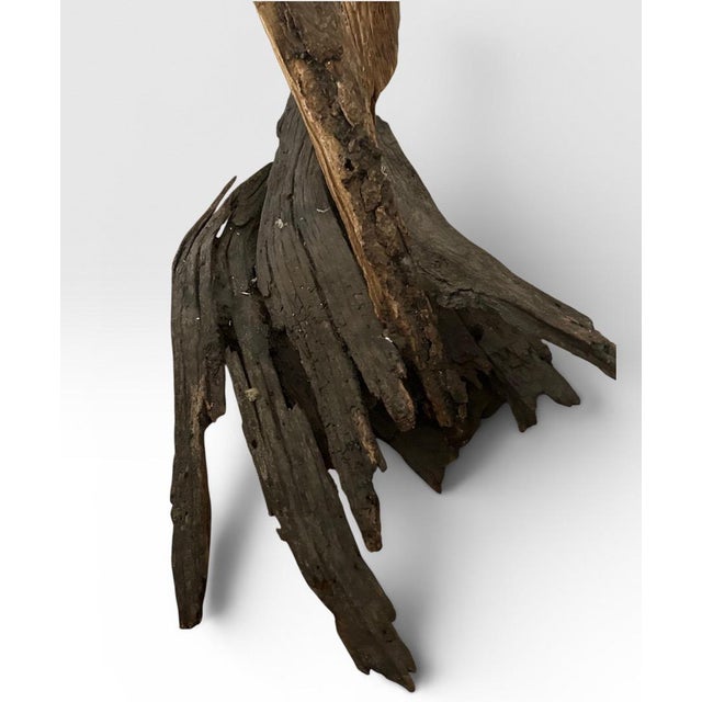 Late 20th Century Monumental Lubomir Tomaszewski Signed Wood and Copper Bird Sculpture Seven Feet Tall For Sale - Image 16 of 18