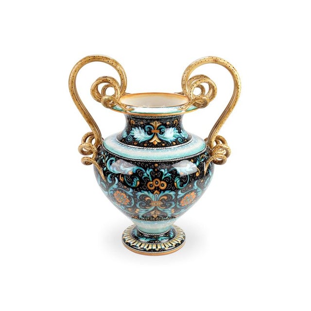 Ceramic Floral Dance Heritage Vase by Deblona For Sale - Image 7 of 15