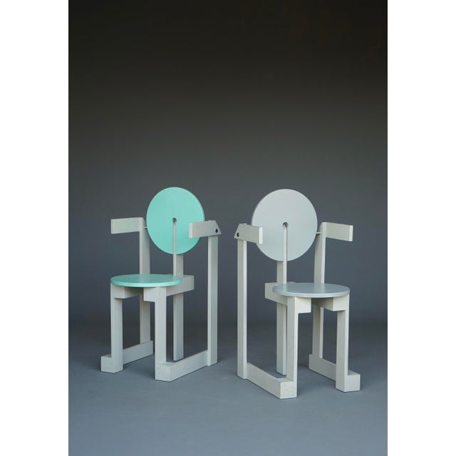 Vintage Dining Chairs by Henk Lampe, 1979, Set of 2 For Sale - Image 6 of 18