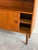 Vintage Danish Modern Teak Bookcase Cabinet Sliding Doors Mid Century Scandinavian Shelf For Sale - Image 9 of 9