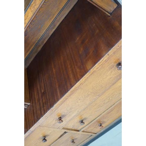 Large Antique Art Deco German Oak Chocolate Shop Cabinet, 1920s For Sale - Image 6 of 18