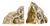 Lotus Brass Bookstands by Maeve, Set of 2 For Sale
