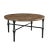 Modern Farmhouse Round Coffee Table For Sale In Los Angeles - Image 6 of 7
