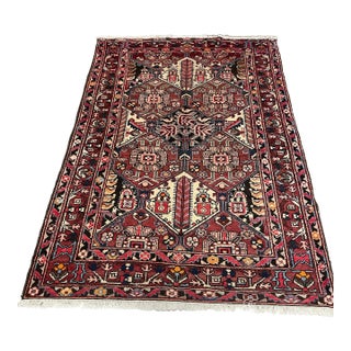 1990s Old Persian Bakhtiari Rug 4'9" X 7'0" For Sale