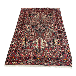 1990s Old Persian Bakhtiari Rug 4'9" X 7'0"