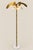 Metal Vintage Mid Century Modern Chinoiserie Gold Palm Tree Floor Lamp For Sale - Image 7 of 7