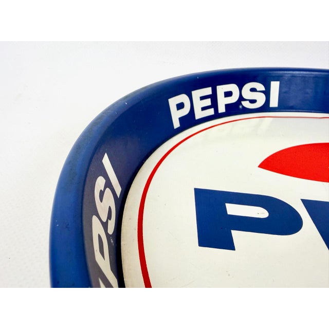 Mid-Century Modern Vintage Advertising Serving Tray from Pepsi, 1987 For Sale - Image 3 of 8