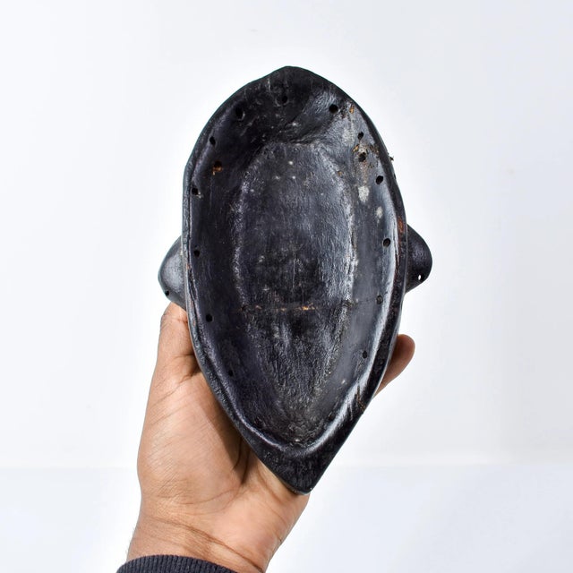 Early 20th Century Dan Deangle Mask on Custom Stand For Sale - Image 11 of 12