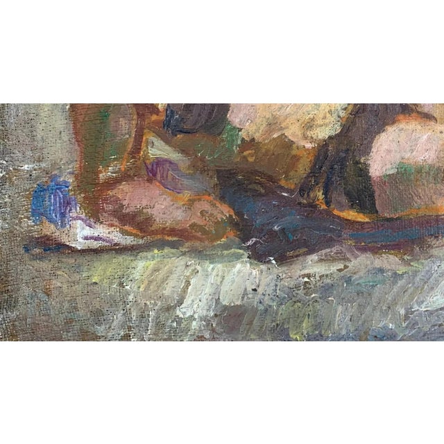 1960s Vintage Nude Oil Painting, Ukrainian Erotic Art, 1960s 21-40 For Sale - Image 5 of 6