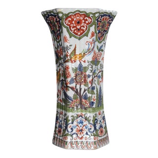 19th Century French Ceramic Vase Signed by Louis Fourmaintraux For Sale