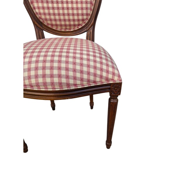 Ethan Allen 1990s Ethan Allen French Country Josepine Side Accent Chair Ita Italian Louis XV For Sale - Image 4 of 11