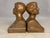 Early 20th Century Weidlich Brothers Bronzed "Youth" Bust Bookends For Sale - Image 6 of 9