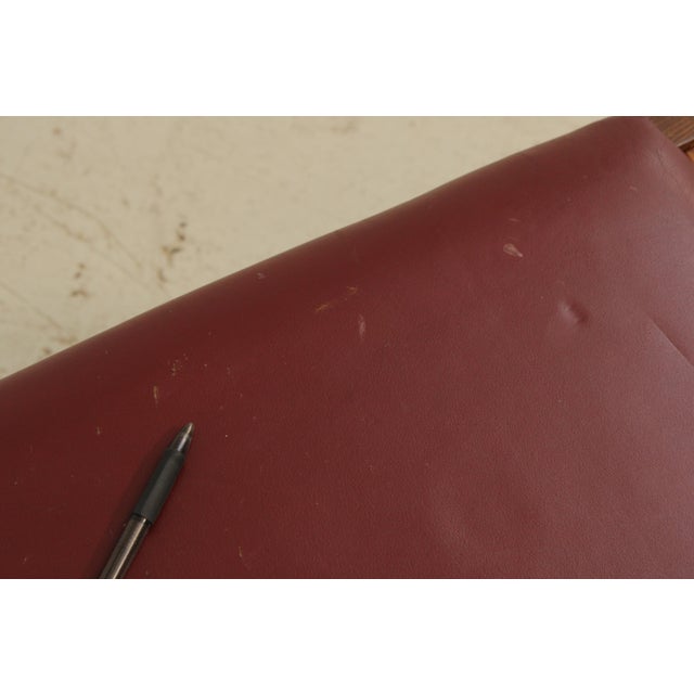 1990s Stickley Mission Oak Arts & Crafts Long Bench For Sale - Image 5 of 12