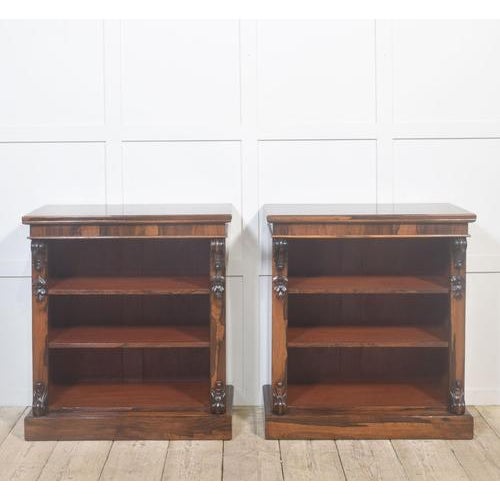 19th Century Rosewood Open Bookcases, Set of 2 For Sale - Image 14 of 16