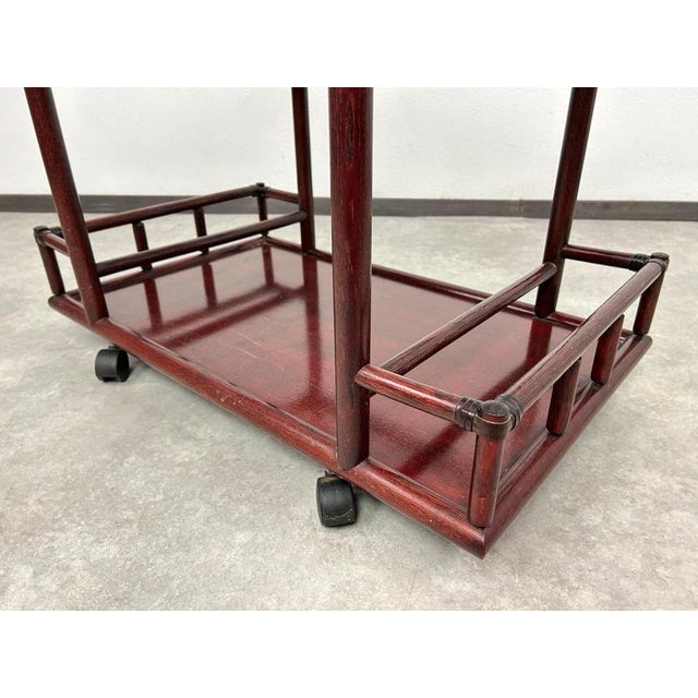 Mid-Century Modern Serving Trolley from Gervasoni, 1970s For Sale - Image 12 of 13