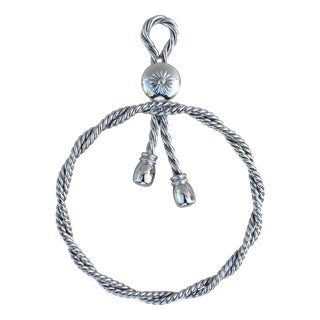 French Rope and Tassel Towel Rings from Maison Baguès, 1970s For Sale