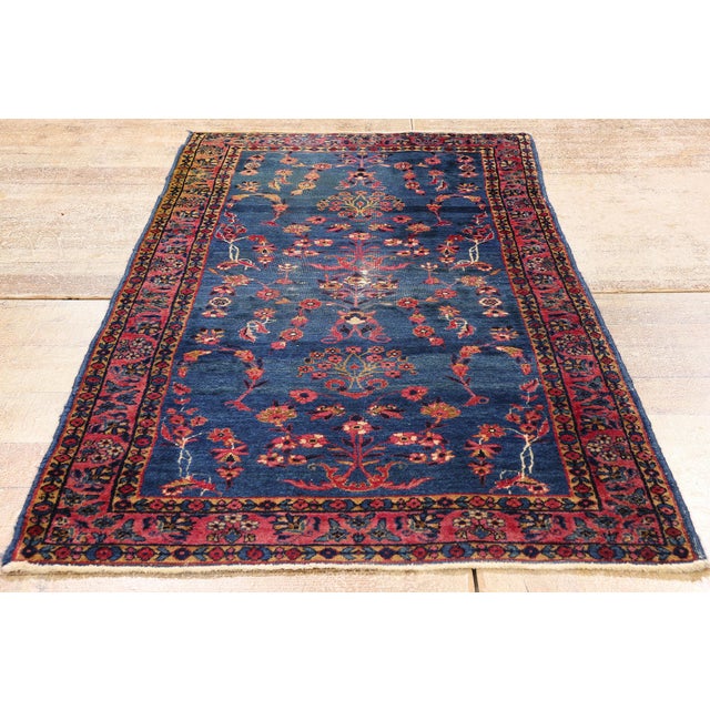 Vintage Persian Kerman Rug, 02'07 X 05'00 For Sale - Image 9 of 10