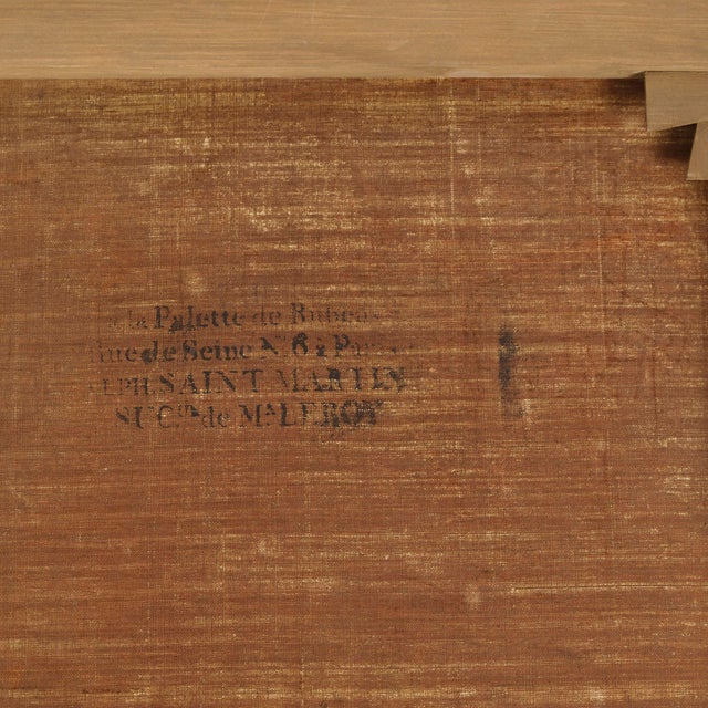 Francois Nicholas Riss, Child Portrait, 1829, Oil on Canvas, Framed For Sale - Image 8 of 8