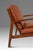 Restored Danish Modern Model 596 Lounge Chair in Beech & Leather Attributed to Lawrence Peabody & Ib Kofod Larsen for Selig, Denmark, C. 1950's For Sale - Image 10 of 18