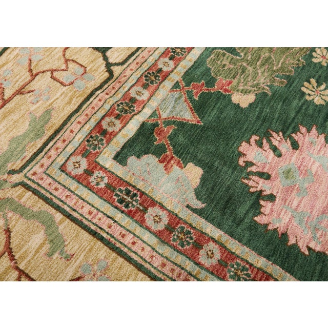 Textile 20th Century Turkish Arts and Crafts Donegal Style Rug 18' X 12' For Sale - Image 7 of 18