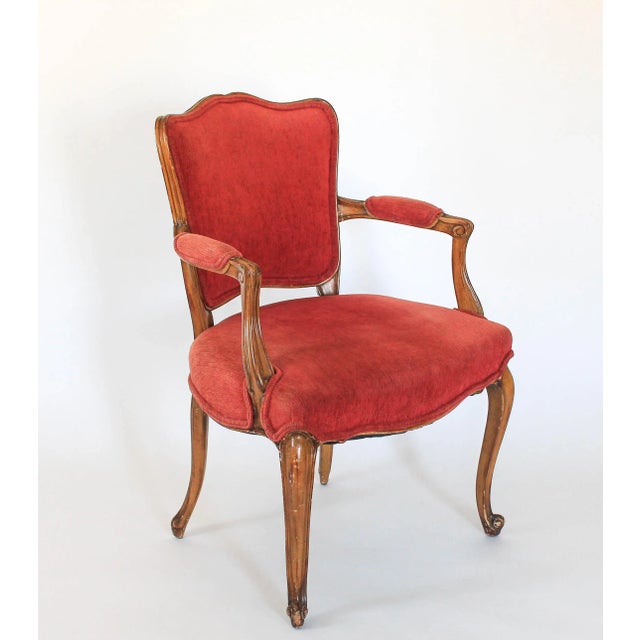French Louis XV Style Fauteuil For Sale - Image 4 of 13