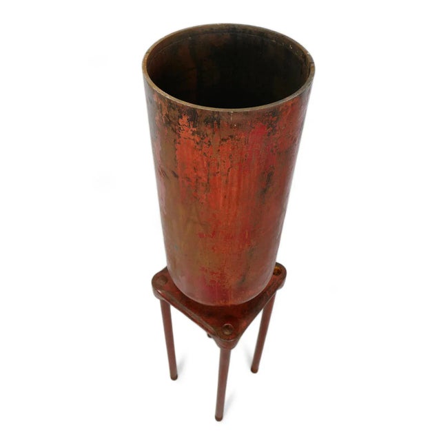 Industrial Vintage Industrial Iron Power Plant Conductor For Sale - Image 3 of 6