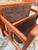 Teak and Genuine Leather Newspaper Rack with Two Compartments by Aksel Kjersgaard for Salin Møbler For Sale - Image 3 of 11