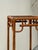 Wood Bamboo Planter Stand Vintage Hollywood Regency Chinoiserie Tall Coastal For Sale - Image 7 of 14