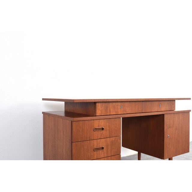 Mid-Century Teak Desk, 1960s For Sale - Image 14 of 18