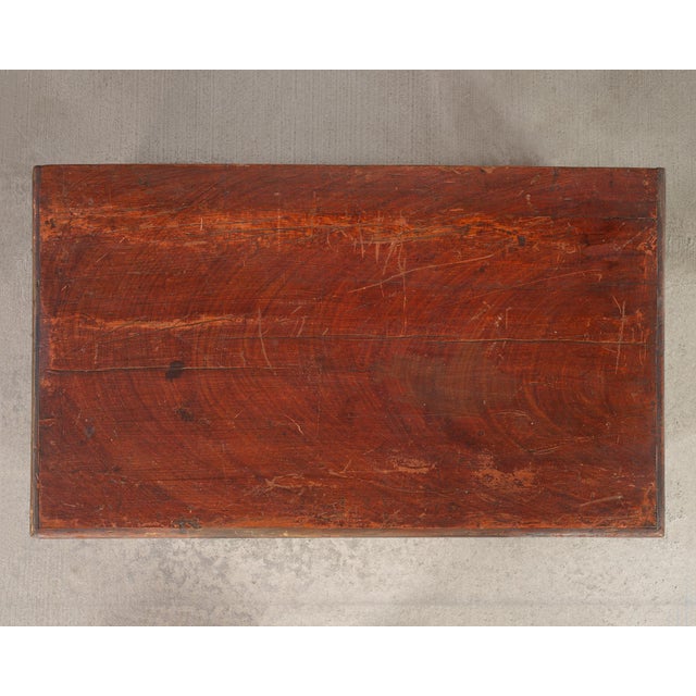 19th Century Country English Chest With House Facade Georgian Trunk For Sale - Image 4 of 18