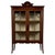 Antique English Inlaid Mahogany Display Cabinet For Sale - Image 12 of 12