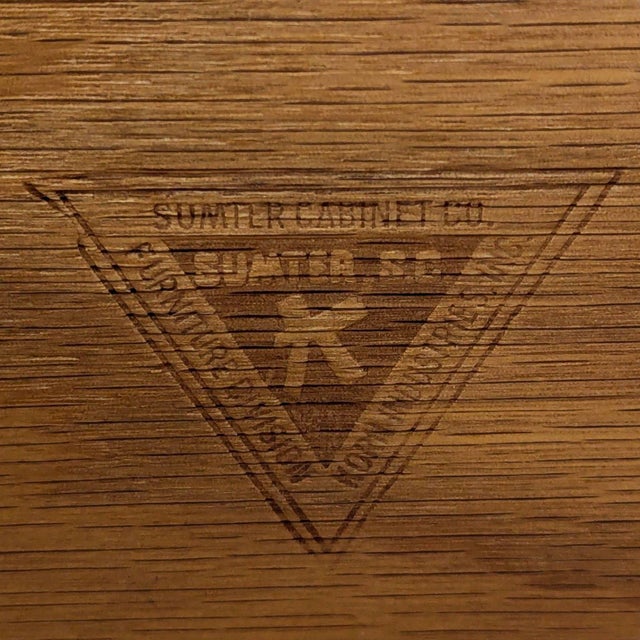 Vintage Sumter Furniture Two Drawer Nightstand For Sale - Image 10 of 11