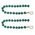 Rustic Frosted Glass Bead Garland (Set of 2) For Sale - Image 3 of 3