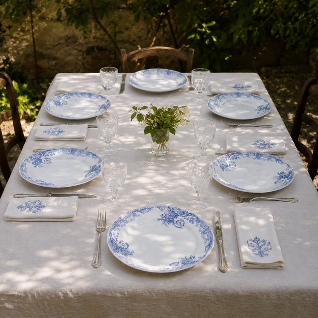 Exquisite and rare antique ironstone dinner plates, stamped Nimy, Imperial and Royal Manufactory. Founded in 1789 in...