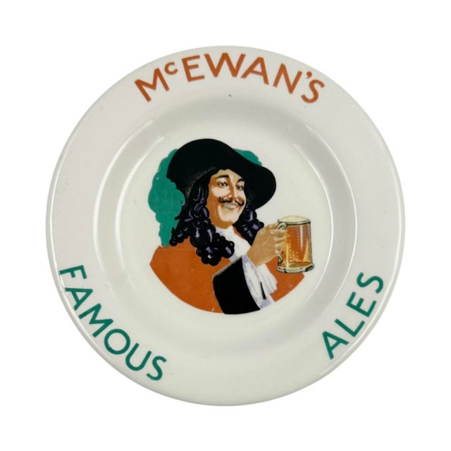 Mid 20th Century Vintage McEwan's Famous Ales Ceramic Ashtray Catchall Dish For Sale - Image 5 of 7