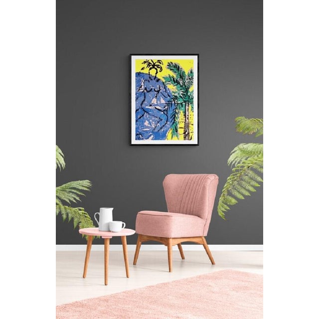 Stefan Szczesny Baie des anges, 2001 color silkscreen on Fedrigoni watercolor paper cm 62x82 signed and numbered by hand...