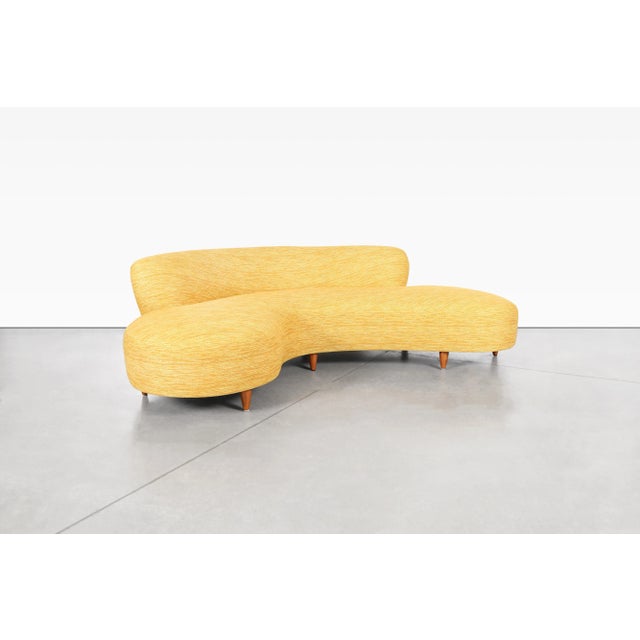 1980s Mid-Century Modern "Cloud" Sofa After Vladimir Kagan, 1980s For Sale - Image 5 of 12