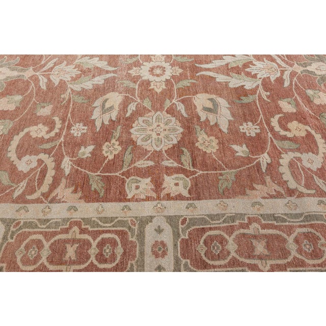 Contemporary Traditional Flatweave Beige Rug "Vinerose" by Doris Leslie Blau For Sale In New York - Image 6 of 8