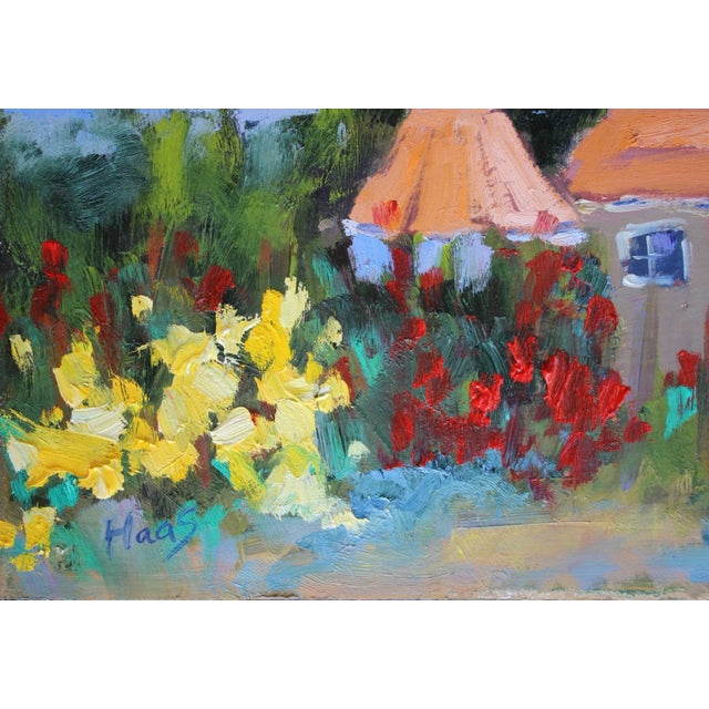 Wood Original Oil Painting, Plein Air Sonoma Farm California For Sale - Image 7 of 13