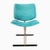 Aqua Vintage Italian Dining Chairs from Saporiti Italia, 1980s, Set of 4 For Sale - Image 8 of 8