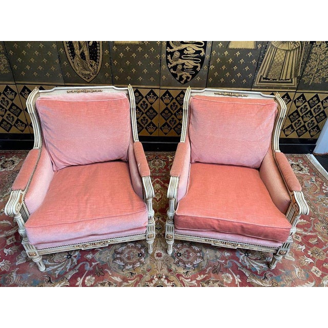 Period: 20th century Style: Louis 16th, Directory Condition: Excellent condition Material: Painted wood Width: 68Height:...