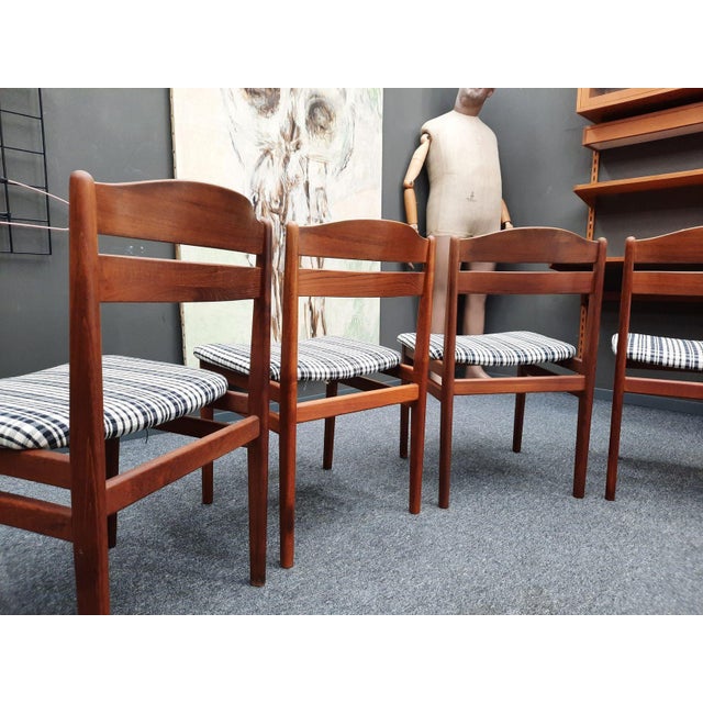 Wood Danish Dining Chairs in Teak from Boltinge Møbelfabrik, 1960s, Set of 4 For Sale - Image 7 of 17