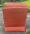 Red Henredon Lounge Chair Traditional Skirted Terracotta Fleur De Lis Armchair 90s For Sale - Image 8 of 13