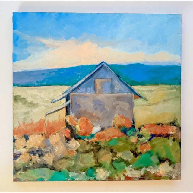 Original Impressionist Landscape Painting, "Poppies," by Burson, 1995 For Sale In Dallas - Image 6 of 10