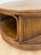 Brown Mid 20th Century Pencil Reed Rattan Burlwood Inlay Round Coffee Table Gabriella Crespi Style Rare For Sale - Image 8 of 12
