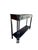 Black Faux Bamboo Console Table For Sale - Image 4 of 8