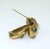 Jeanne Jewelry Gold Plated Bejeweled Mushroom Brooch, 1960's For Sale - Image 11 of 14