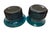 Nuutajarvi Notsjo Set of 2 Mid 20th Century Nyppyla Beaded Flared Glass Bowls by Saara Hopea for Nuutajarvi Notsjo, Made in Finland For Sale - Image 4 of 10