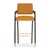 Arches Bar Stool in Mustard Velvet and Black Lacquered from Insidherland, in New conditions. Designed from 2000 Labeled by...