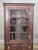 Late 20th Century Late 20th Century Henkel Harris Mahogany Curio Corner Cabinet Hutch China Chippendale 12 Panel For Sale - Image 5 of 9